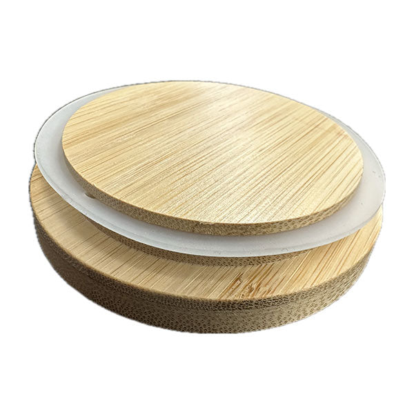 Candela Tumbler Lids - Dark Bamboo - X-Large (without hole)