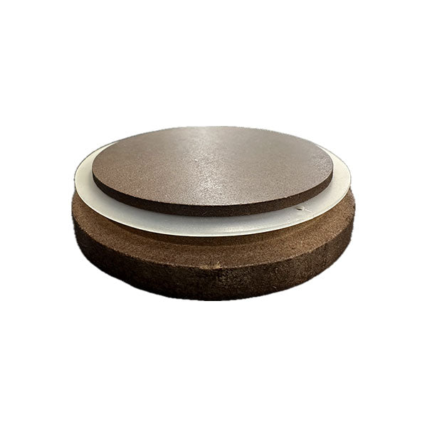 Candela Tumbler Lids - Dark Walnut - Medium (without hole)