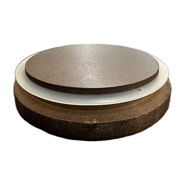 Candela Tumbler Lids - Dark Walnut - X-Large (without hole)