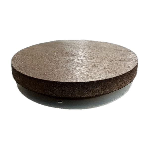 Candela Tumbler Lids - Dark Walnut - X-Large (without hole)